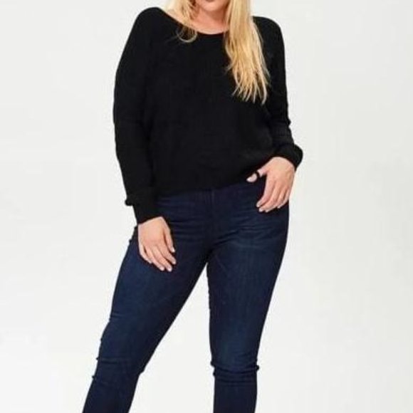 Burgundy Twist Back Sweater - Picture 4 of 5